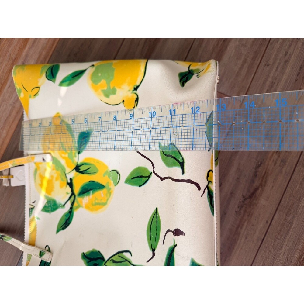 Kate Spade Large Lemon Print Tote Bag - Iconic Botanical Design - Picture 10 of 10